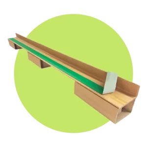 Edgerunner with self-adhesive tape