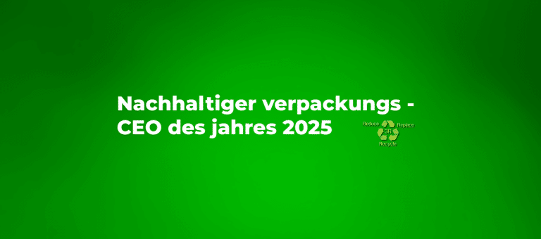 Eltetes CEO als Nachhaltiger Verpackungsführer 2025 Ausgezeichnet